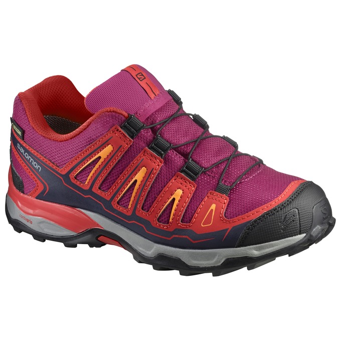 Zapatillas Trekking Salomon Niños Moradas / Naranjas - Salomon Argentina X-ULTRA GTX® J ,576328-NYB